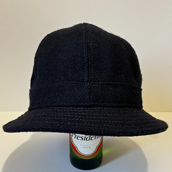 Blue Wool Bucket Hat - Harris Tweed x Mark McNairy - Picture 2 of 10